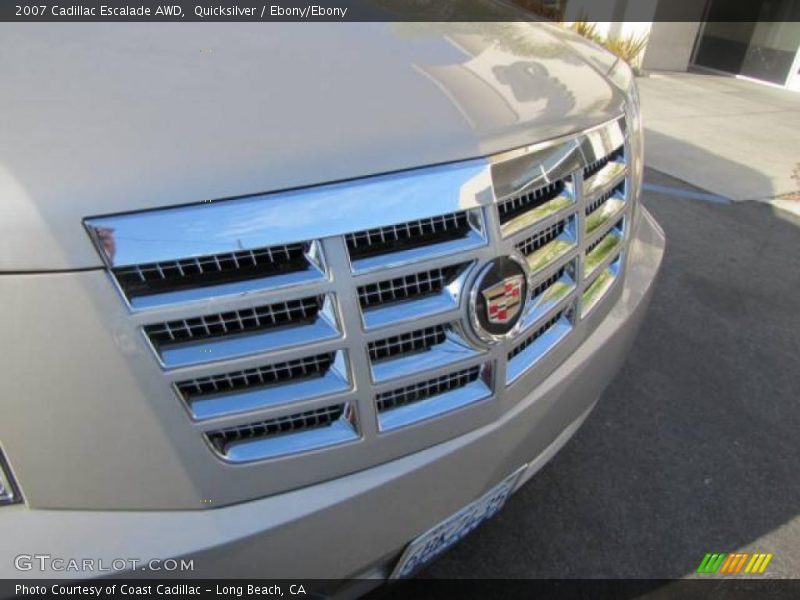 Quicksilver / Ebony/Ebony 2007 Cadillac Escalade AWD