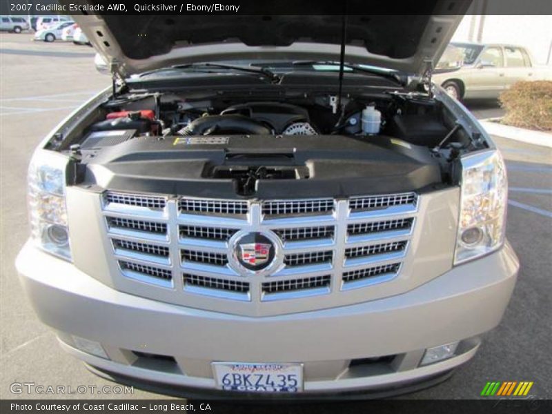 Quicksilver / Ebony/Ebony 2007 Cadillac Escalade AWD