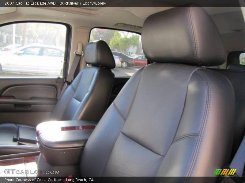 Quicksilver / Ebony/Ebony 2007 Cadillac Escalade AWD