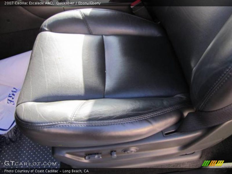 Quicksilver / Ebony/Ebony 2007 Cadillac Escalade AWD