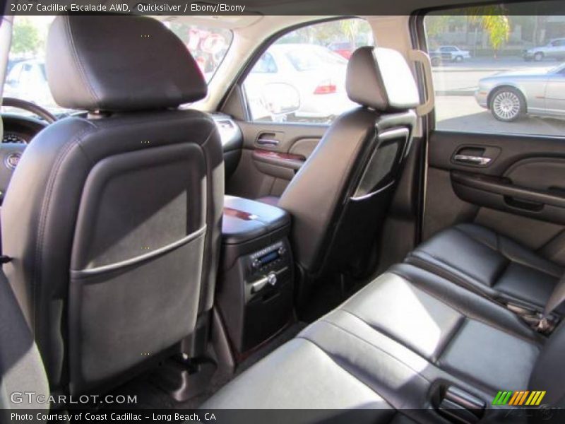 Quicksilver / Ebony/Ebony 2007 Cadillac Escalade AWD