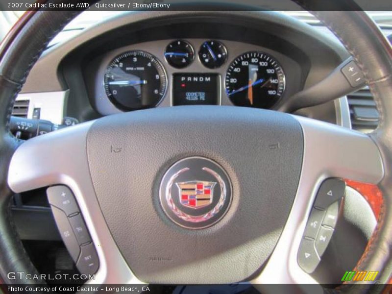 Quicksilver / Ebony/Ebony 2007 Cadillac Escalade AWD