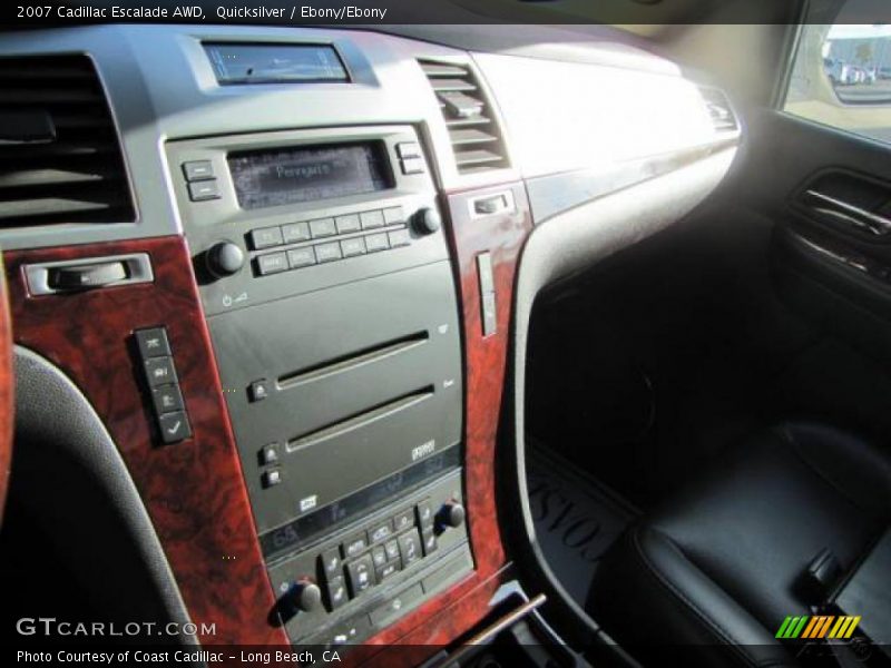 Quicksilver / Ebony/Ebony 2007 Cadillac Escalade AWD