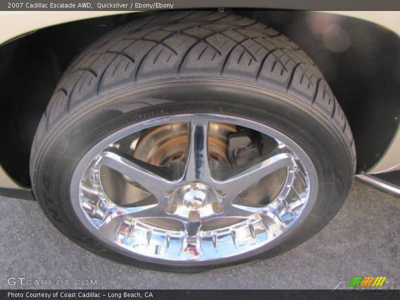 Quicksilver / Ebony/Ebony 2007 Cadillac Escalade AWD
