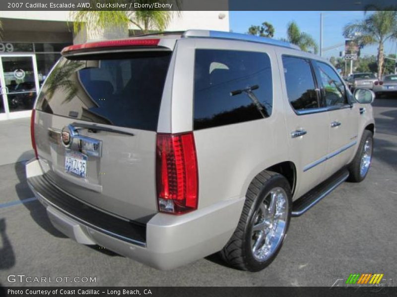 Quicksilver / Ebony/Ebony 2007 Cadillac Escalade AWD