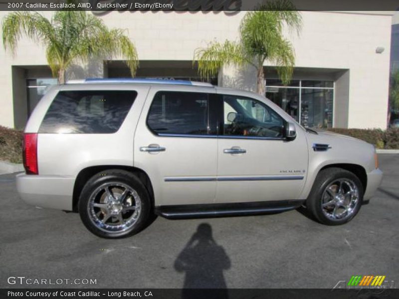 Quicksilver / Ebony/Ebony 2007 Cadillac Escalade AWD