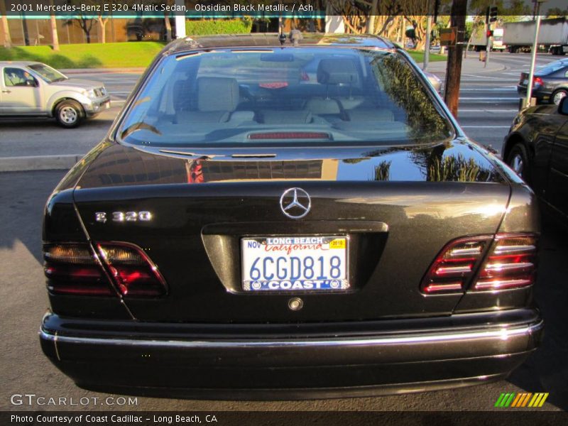 Obsidian Black Metallic / Ash 2001 Mercedes-Benz E 320 4Matic Sedan