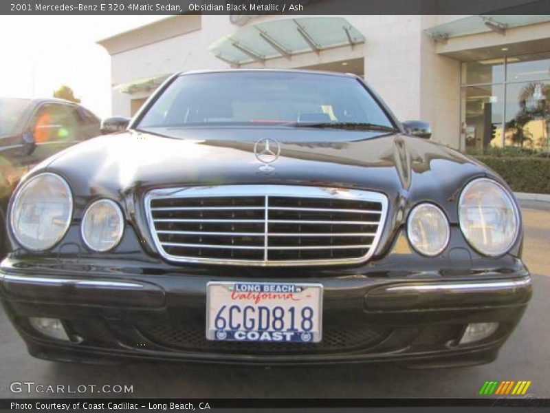 Obsidian Black Metallic / Ash 2001 Mercedes-Benz E 320 4Matic Sedan