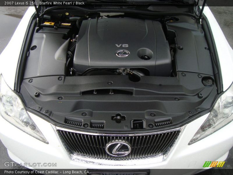 Starfire White Pearl / Black 2007 Lexus IS 250