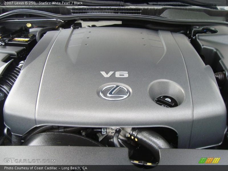 Starfire White Pearl / Black 2007 Lexus IS 250