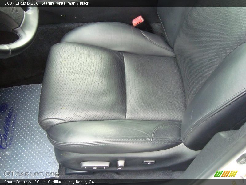 Starfire White Pearl / Black 2007 Lexus IS 250