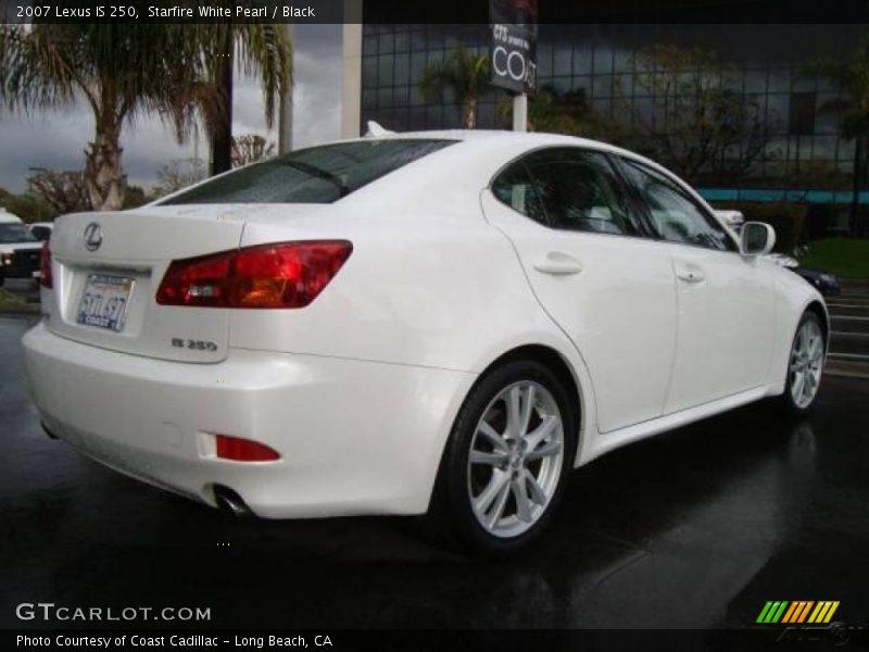 Starfire White Pearl / Black 2007 Lexus IS 250