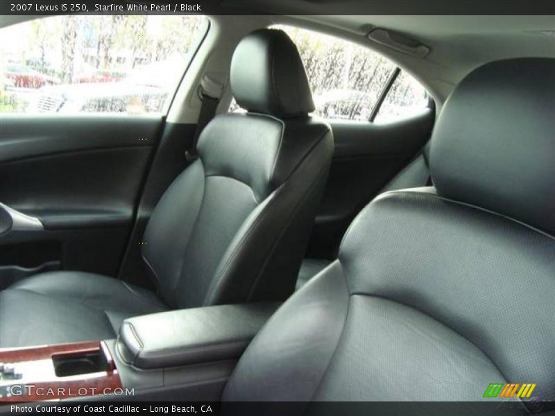 Starfire White Pearl / Black 2007 Lexus IS 250