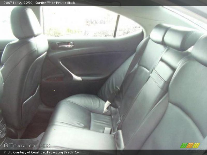 Starfire White Pearl / Black 2007 Lexus IS 250