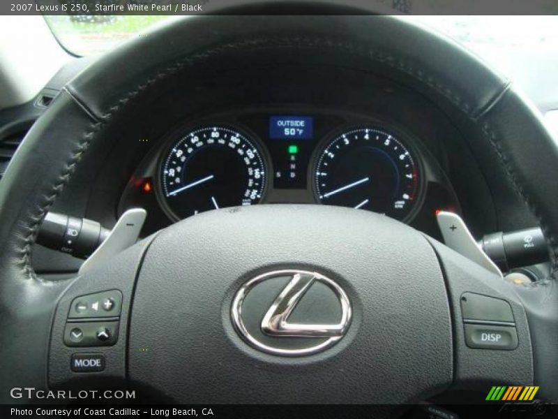 Starfire White Pearl / Black 2007 Lexus IS 250