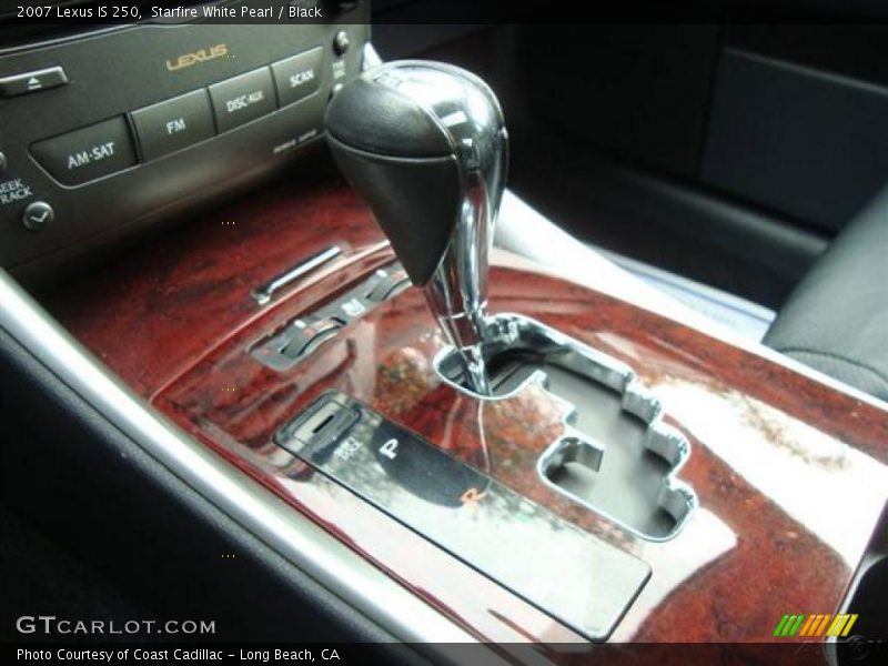 Starfire White Pearl / Black 2007 Lexus IS 250