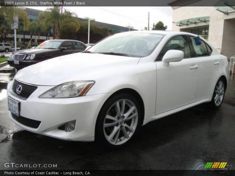 Starfire White Pearl / Black 2007 Lexus IS 250