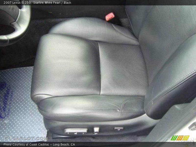Starfire White Pearl / Black 2007 Lexus IS 250