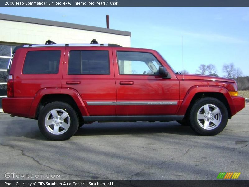 Inferno Red Pearl / Khaki 2006 Jeep Commander Limited 4x4
