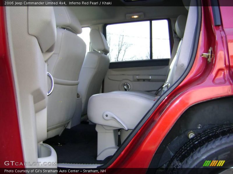 Inferno Red Pearl / Khaki 2006 Jeep Commander Limited 4x4