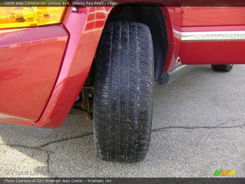 Inferno Red Pearl / Khaki 2006 Jeep Commander Limited 4x4