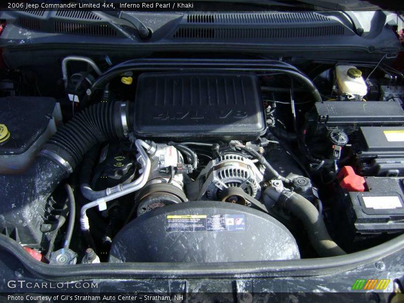 Inferno Red Pearl / Khaki 2006 Jeep Commander Limited 4x4