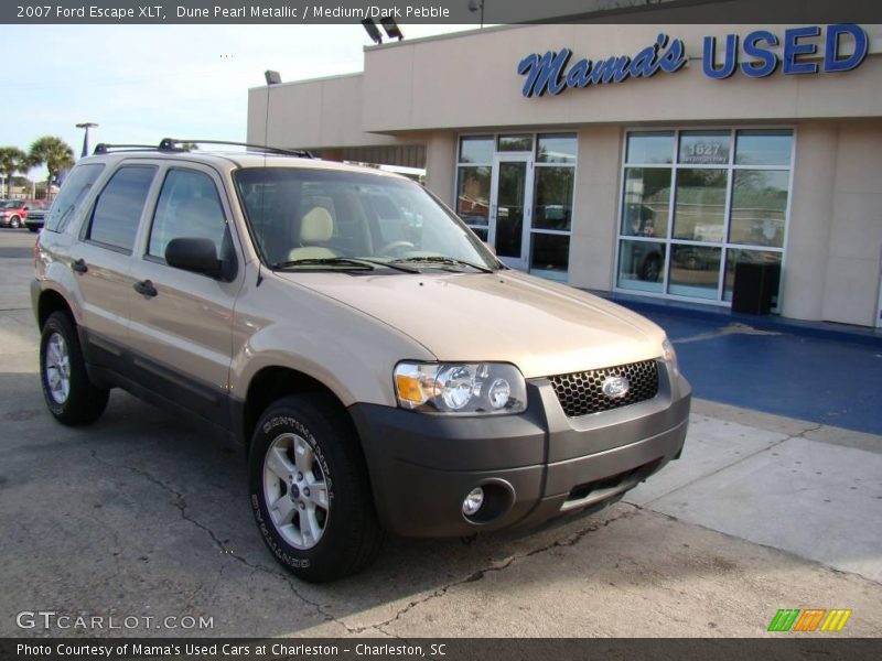Dune Pearl Metallic / Medium/Dark Pebble 2007 Ford Escape XLT