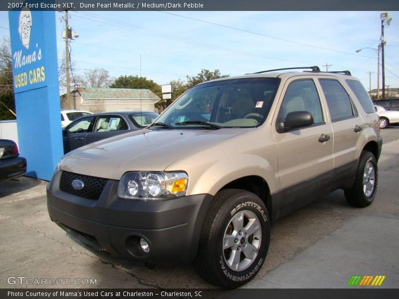 Dune Pearl Metallic / Medium/Dark Pebble 2007 Ford Escape XLT