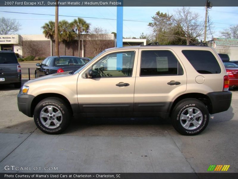 Dune Pearl Metallic / Medium/Dark Pebble 2007 Ford Escape XLT
