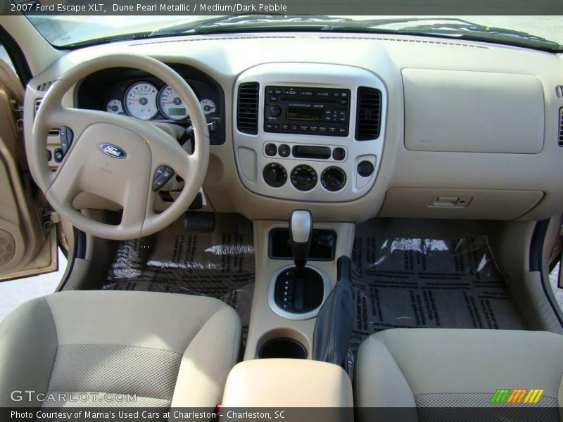 Dune Pearl Metallic / Medium/Dark Pebble 2007 Ford Escape XLT