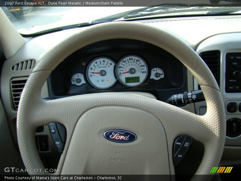 Dune Pearl Metallic / Medium/Dark Pebble 2007 Ford Escape XLT
