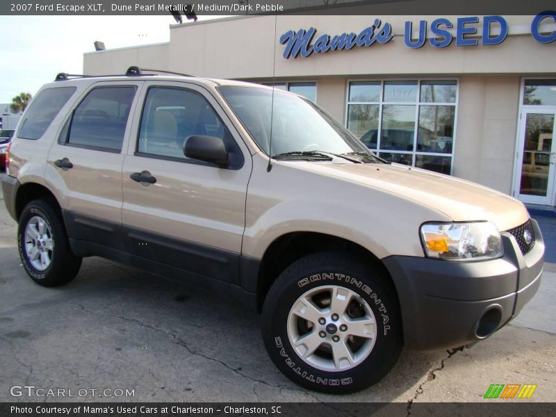 Dune Pearl Metallic / Medium/Dark Pebble 2007 Ford Escape XLT