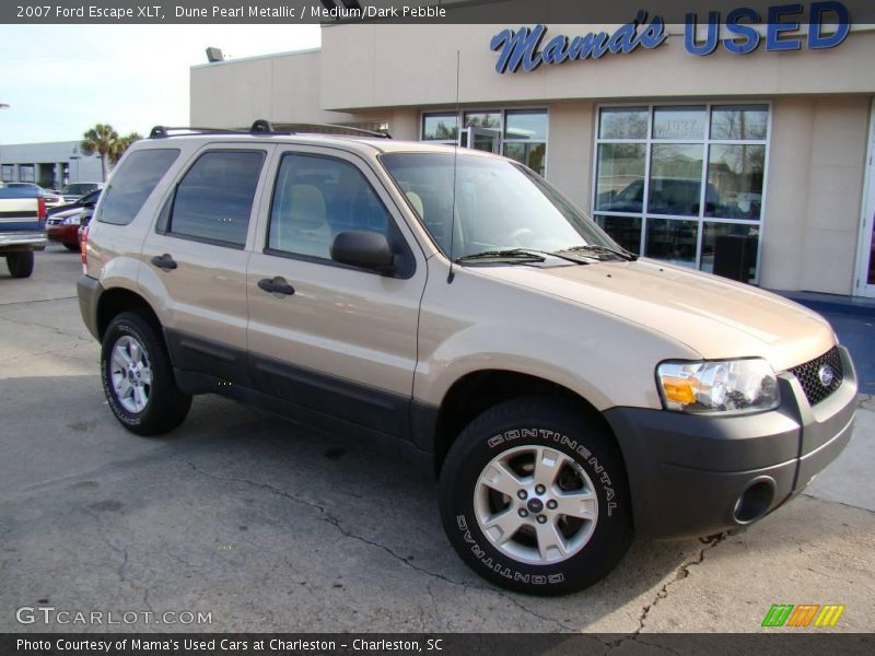Dune Pearl Metallic / Medium/Dark Pebble 2007 Ford Escape XLT