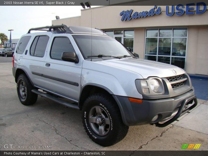 Super Black / Gray 2003 Nissan Xterra SE V6