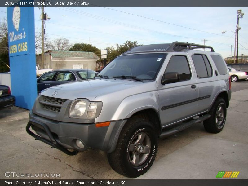 Super Black / Gray 2003 Nissan Xterra SE V6
