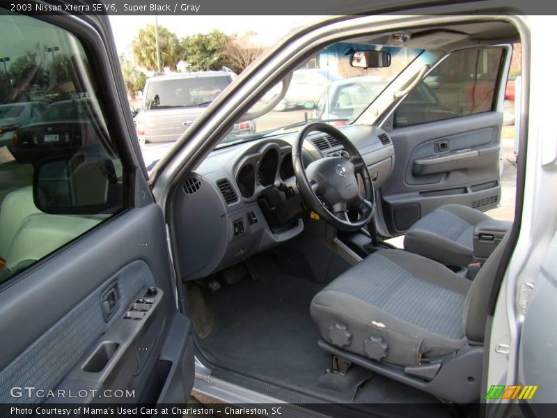 Super Black / Gray 2003 Nissan Xterra SE V6