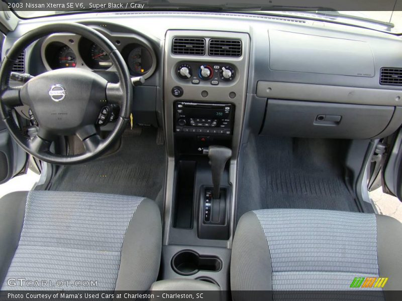 Super Black / Gray 2003 Nissan Xterra SE V6