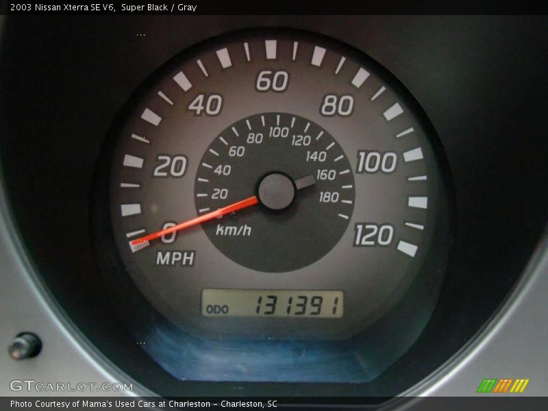 Super Black / Gray 2003 Nissan Xterra SE V6