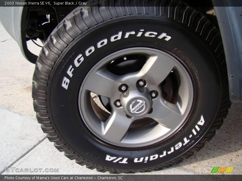 Super Black / Gray 2003 Nissan Xterra SE V6