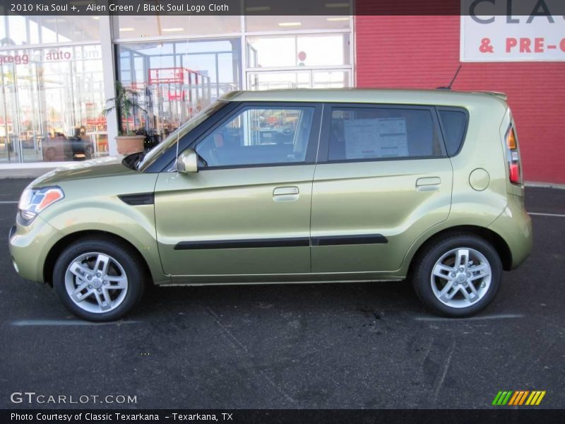 Alien Green / Black Soul Logo Cloth 2010 Kia Soul +