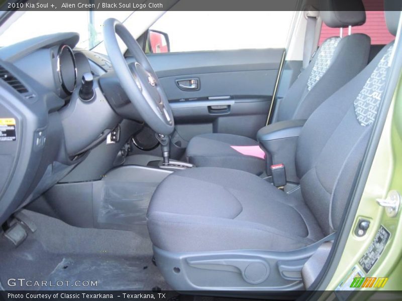 Alien Green / Black Soul Logo Cloth 2010 Kia Soul +