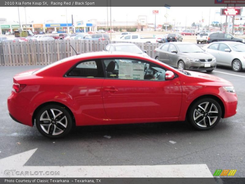 Racing Red / Black Sport 2010 Kia Forte Koup SX