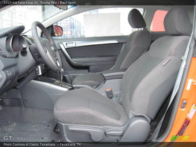 Racing Red / Black Sport 2010 Kia Forte Koup SX