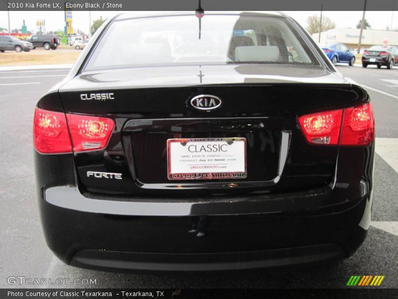 Ebony Black / Stone 2010 Kia Forte LX