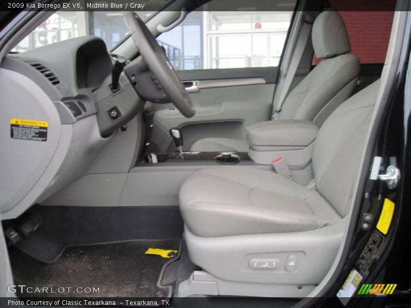 Midnite Blue / Gray 2009 Kia Borrego EX V6
