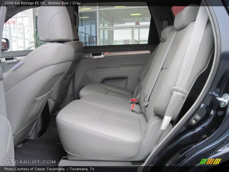 Midnite Blue / Gray 2009 Kia Borrego EX V6