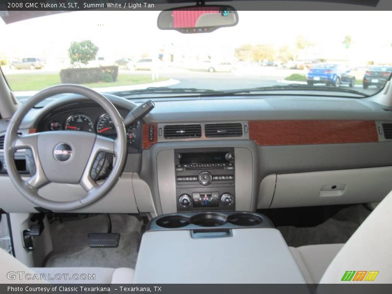 Summit White / Light Tan 2008 GMC Yukon XL SLT