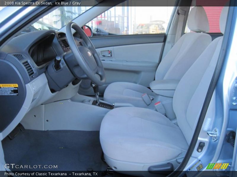 Ice Blue / Gray 2008 Kia Spectra EX Sedan