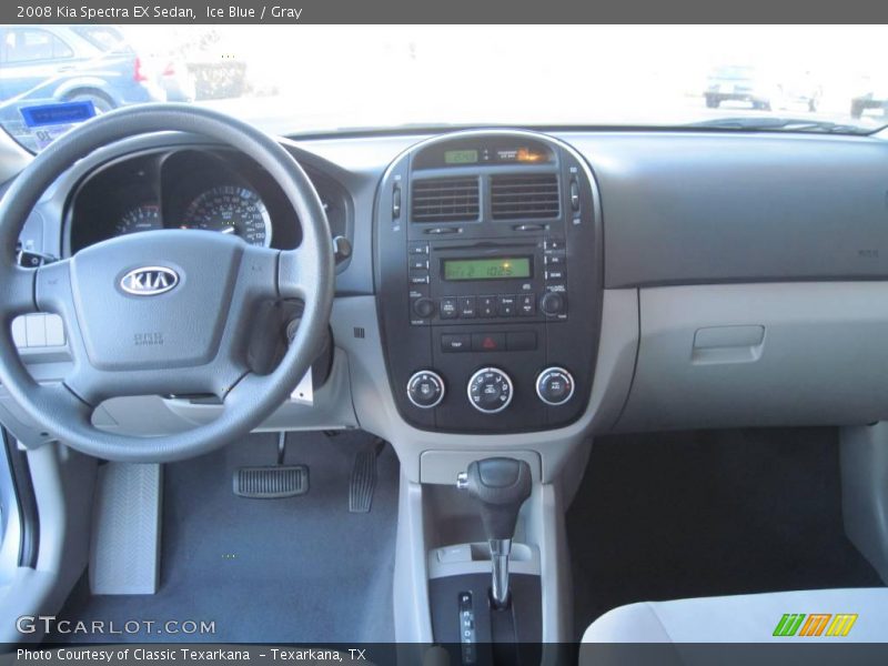 Ice Blue / Gray 2008 Kia Spectra EX Sedan