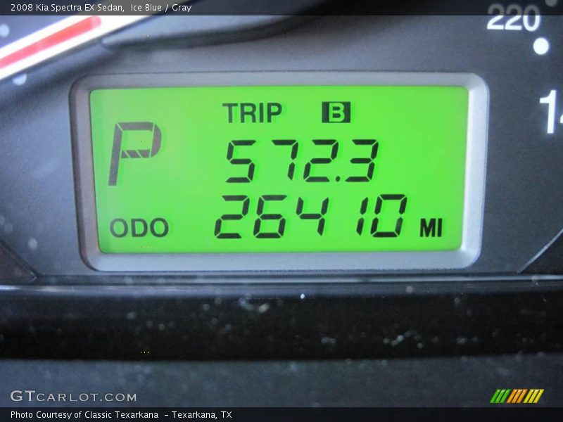 Ice Blue / Gray 2008 Kia Spectra EX Sedan
